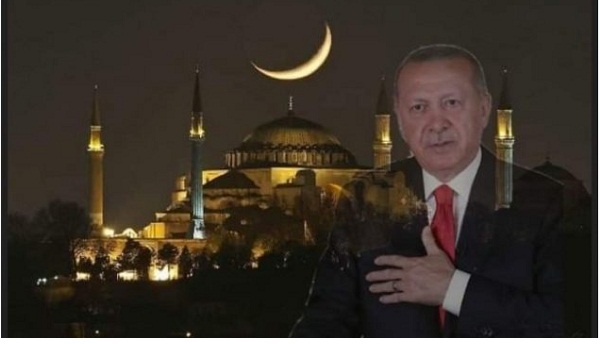 erdogan says do not stop our azaan hagia sophia