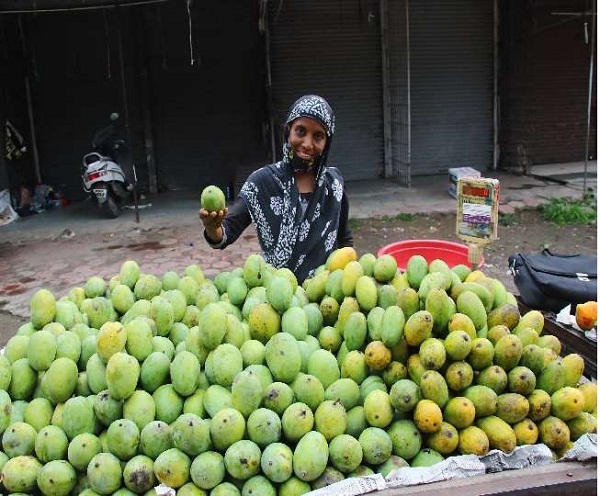Indore a vegetable vendor Raisa Ansari