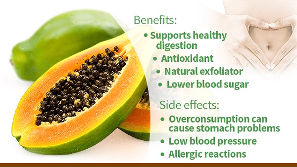 papaya side effects for babies
