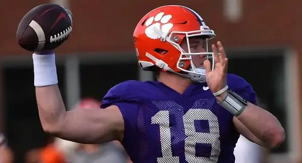 Clemson quarterback is having his best spring with the Tigers