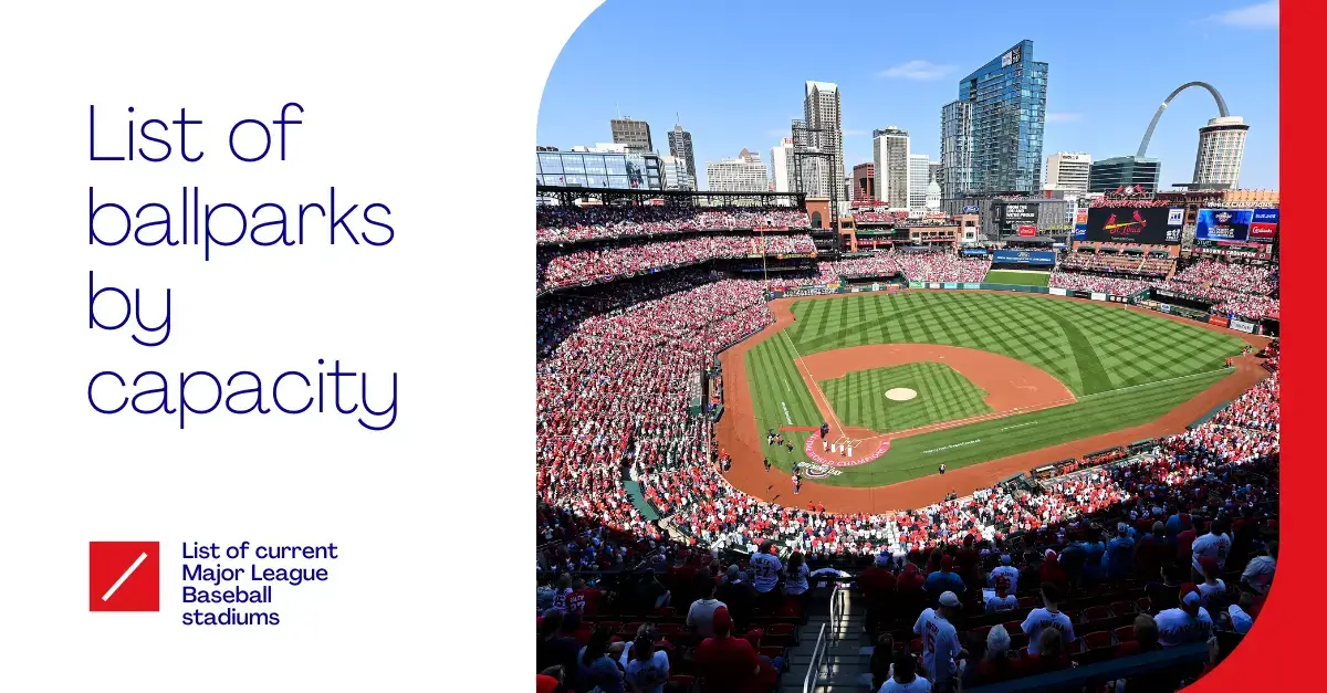 Ballparks | Baseball stadiums | List of ballparks by capacity